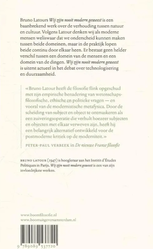 Wij zijn nooit modern geweest