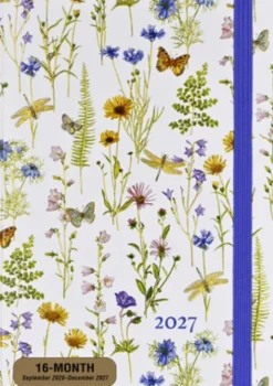 2027 Wildflower Garden Weekly Planner (16 Months, Sept 2026 to Dec 2027)