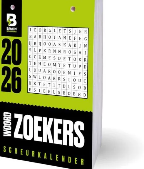 Woordzoekers scheurkalender 2026