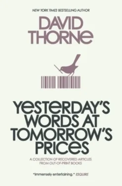 Yesterday's Words at Tomorrow's Prices